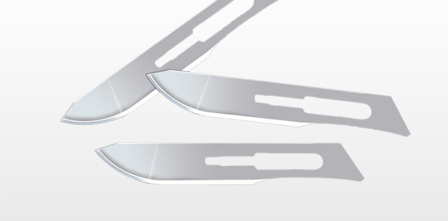 Blades Silicone Coated Personna® Plus Stainless Steel No. 10 Sterile Disposable Individually Wrapped (50/BX 6BX/CS) by SouthMedic Inc.  ID 73-0410